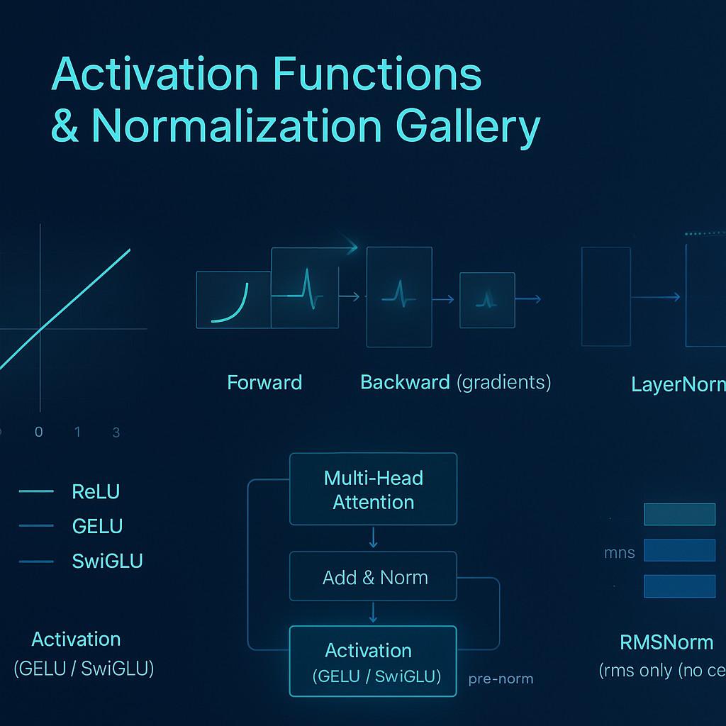 Activation Functions & Normalization Gallery