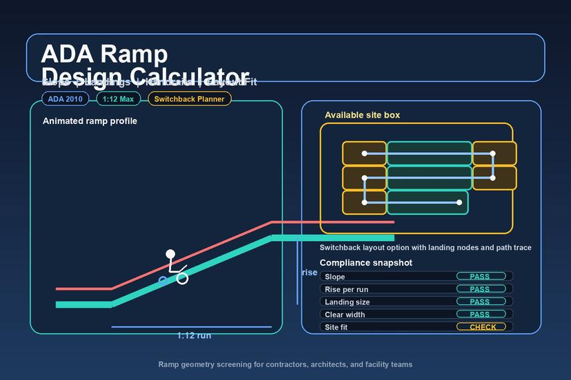 Free ADA Door Clearance Calculator: Maneuvering Space & Hardware ...