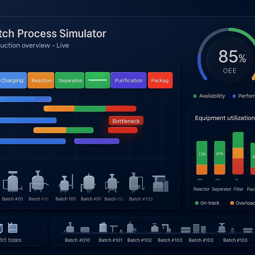 Free Chemical Processing Plant Simulator | Simulations4All