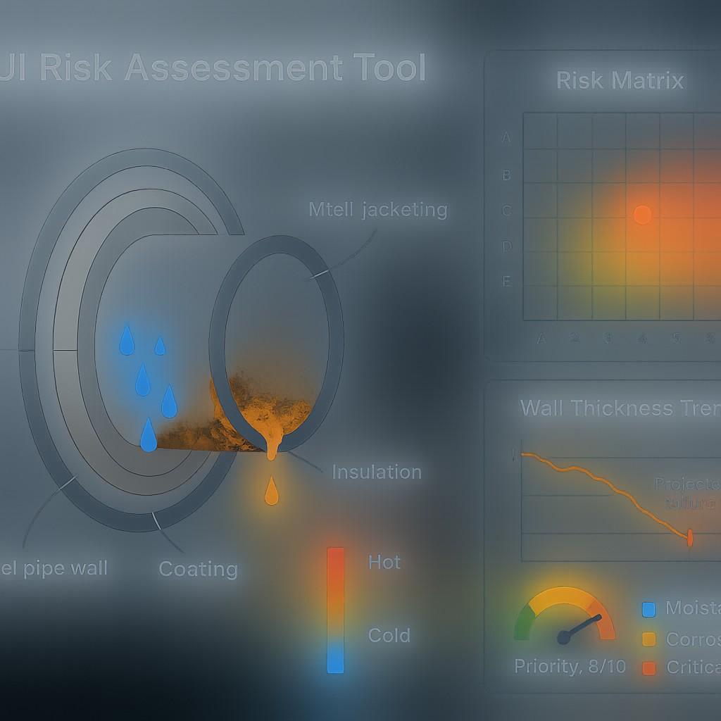 Corrosion Under Insulation (CUI) Risk Assessment Tool (API 581 / NACE SP0198)