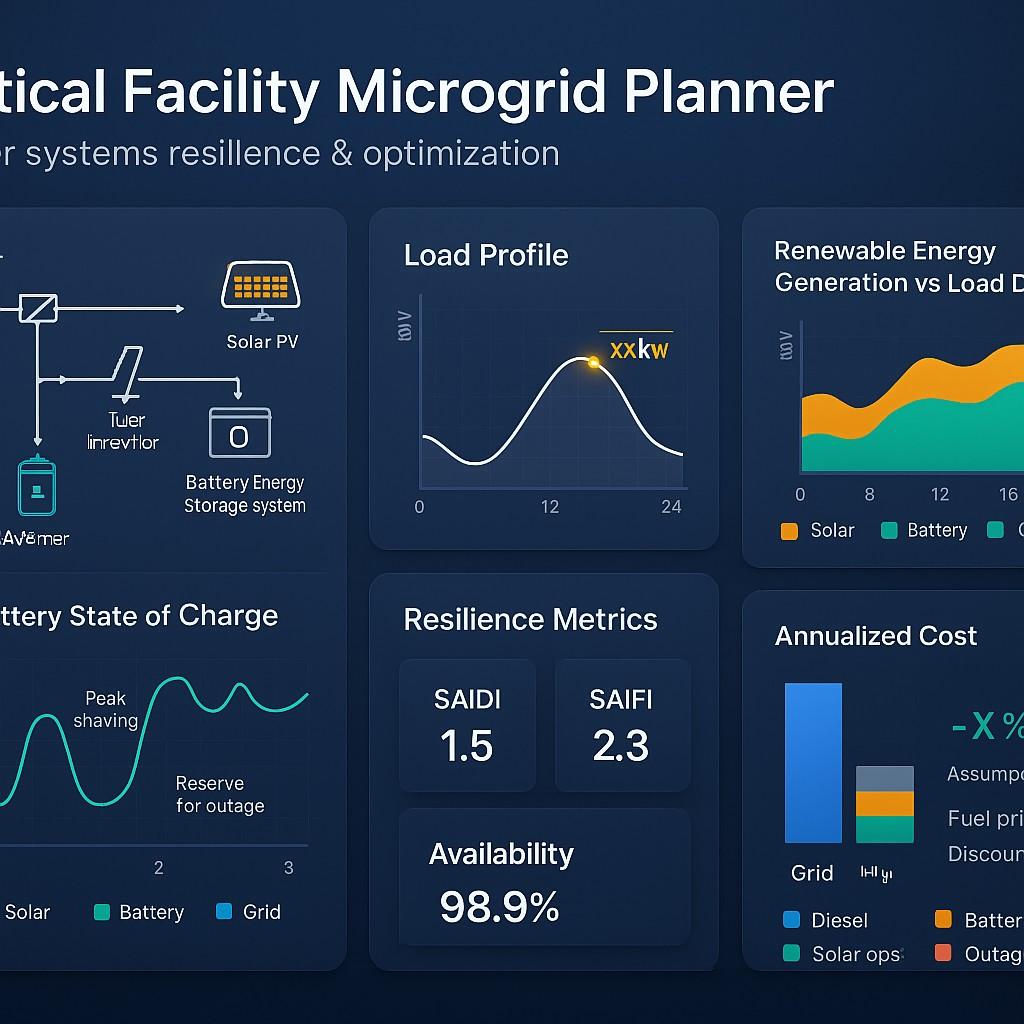 Free Island Mode Stability & Load Priority Tool: Simulate Microgrid ...