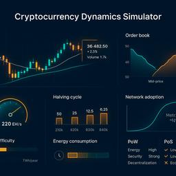 Free Cryptocurrency & Blockchain Mechanisms Simulator | Simulations4All