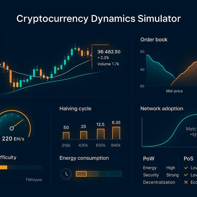 Free Cryptocurrency & Blockchain Mechanisms Simulator | Simulations4All