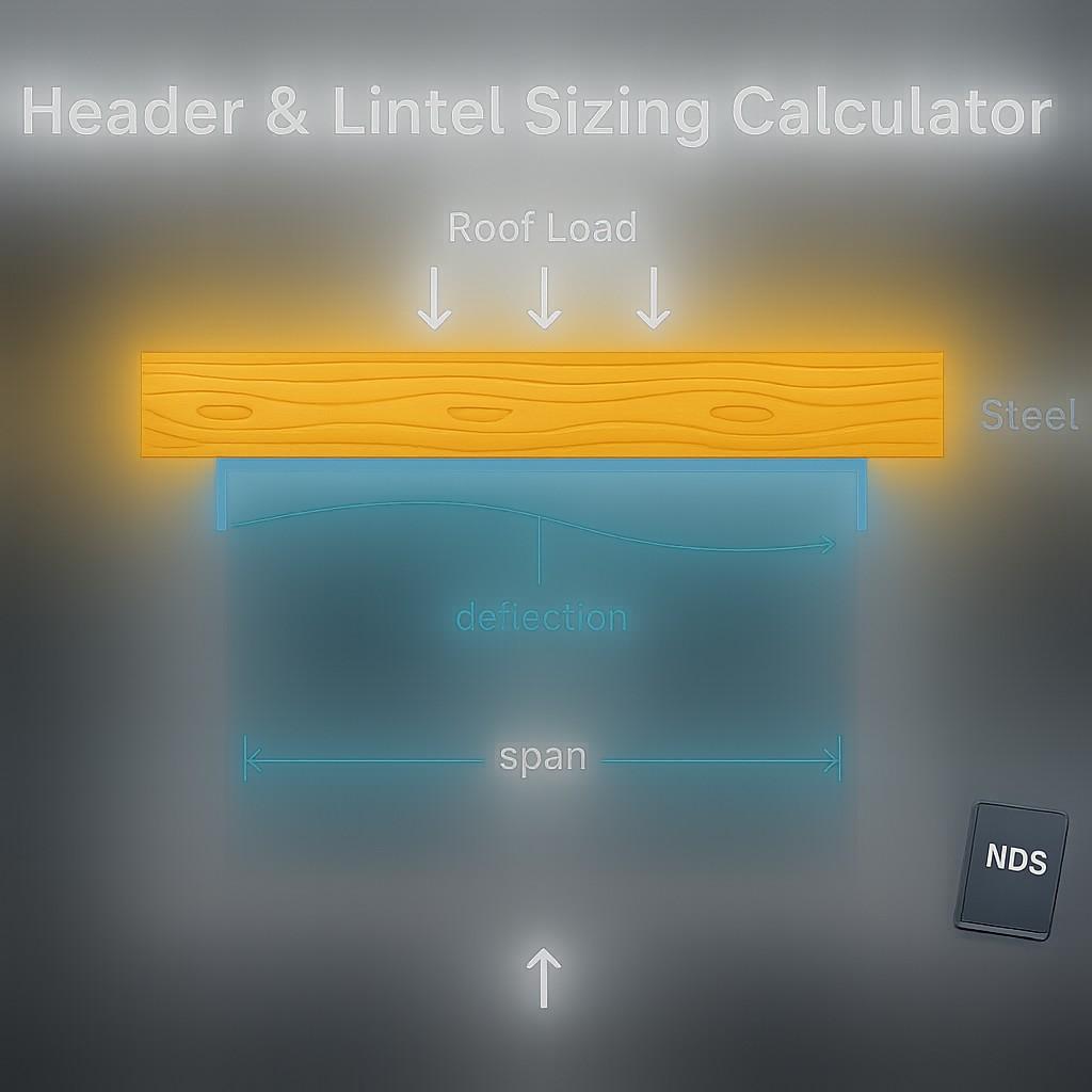 Free Wood Beam Span Calculator — Lumber Sizing per NDS & IRC ...