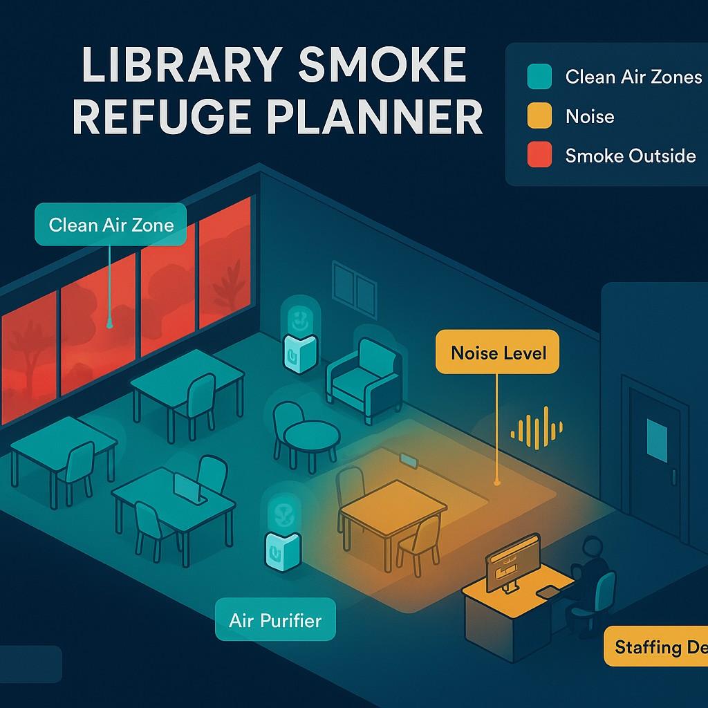 Library Smoke Refuge Staffing, Seating & Noise Planner