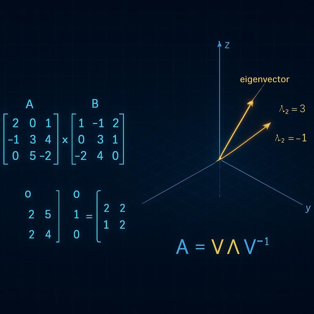 Free Eigenvalues & Eigenvectors Visualizer | Simulations4All