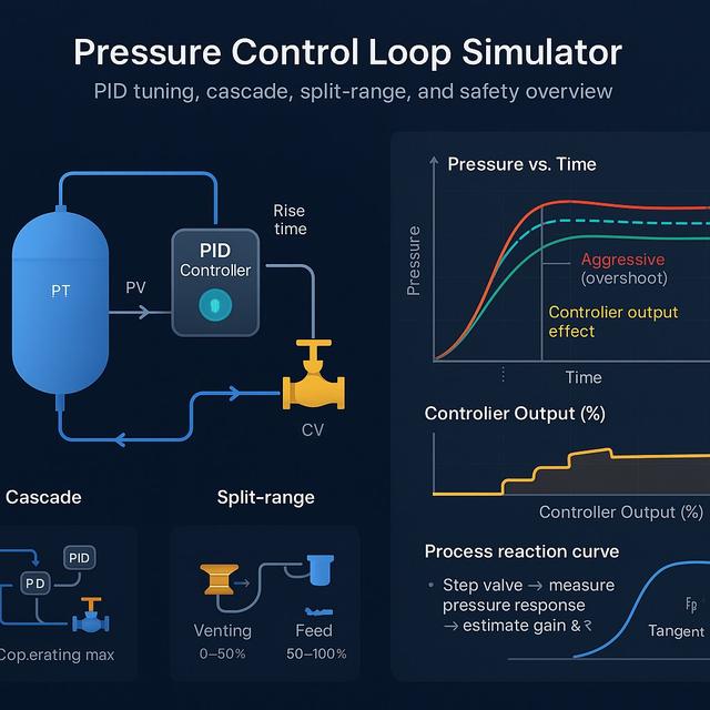 Free Flow Control Loop Simulator: PID Tuning & Process Dynamics ...
