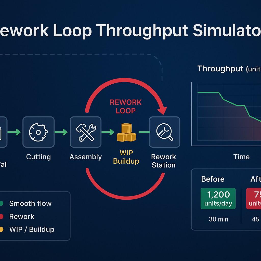 Free Lean Manufacturing Value Stream Mapping Simulator | Simulations4All