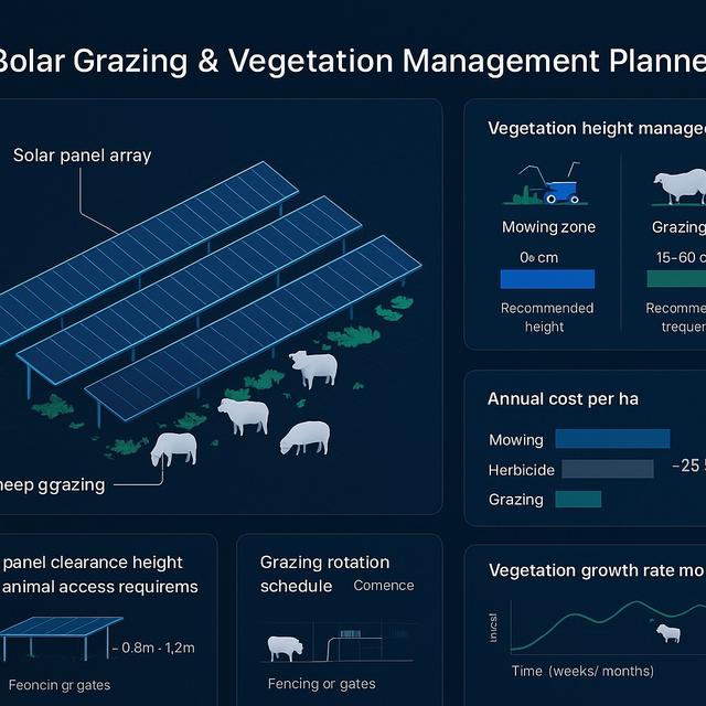 Solar Panel Array Tilt & Shading Optimizer | Simulations4All