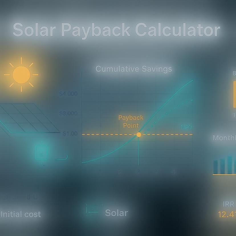 Free Solar PV System Calculator | Simulations4All