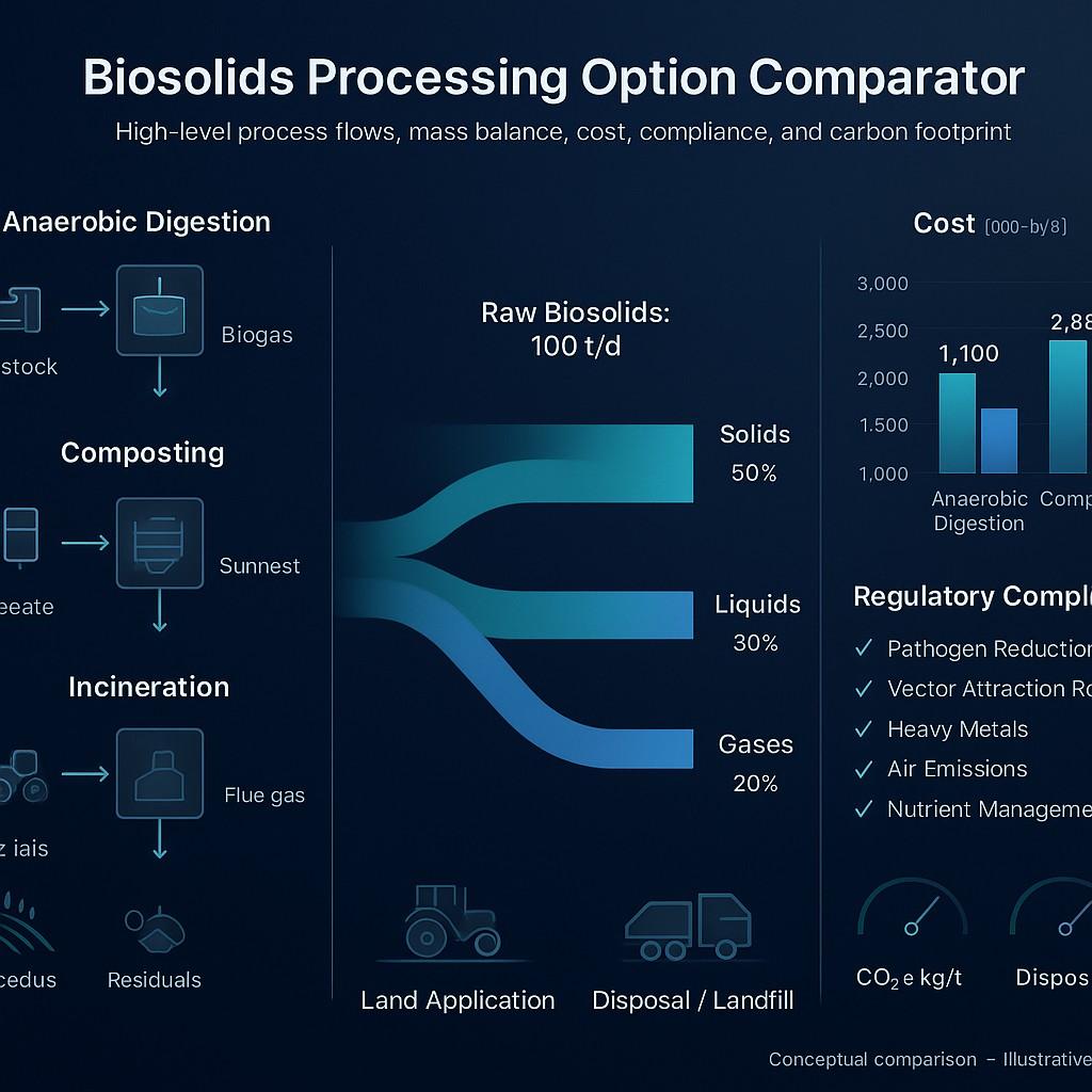 Biosolids Processing Option Comparator