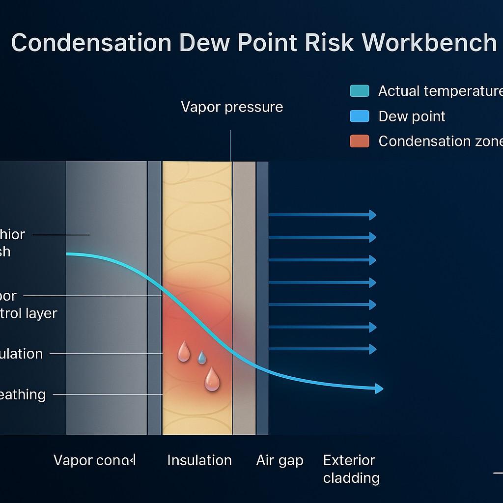 Condensation Risk Graph Free Commercial HVAC Design Simulator | Simulations4All