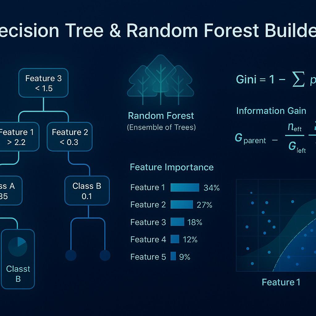 Random Builder Free ML Algorithm Visualizer | Simulations4All