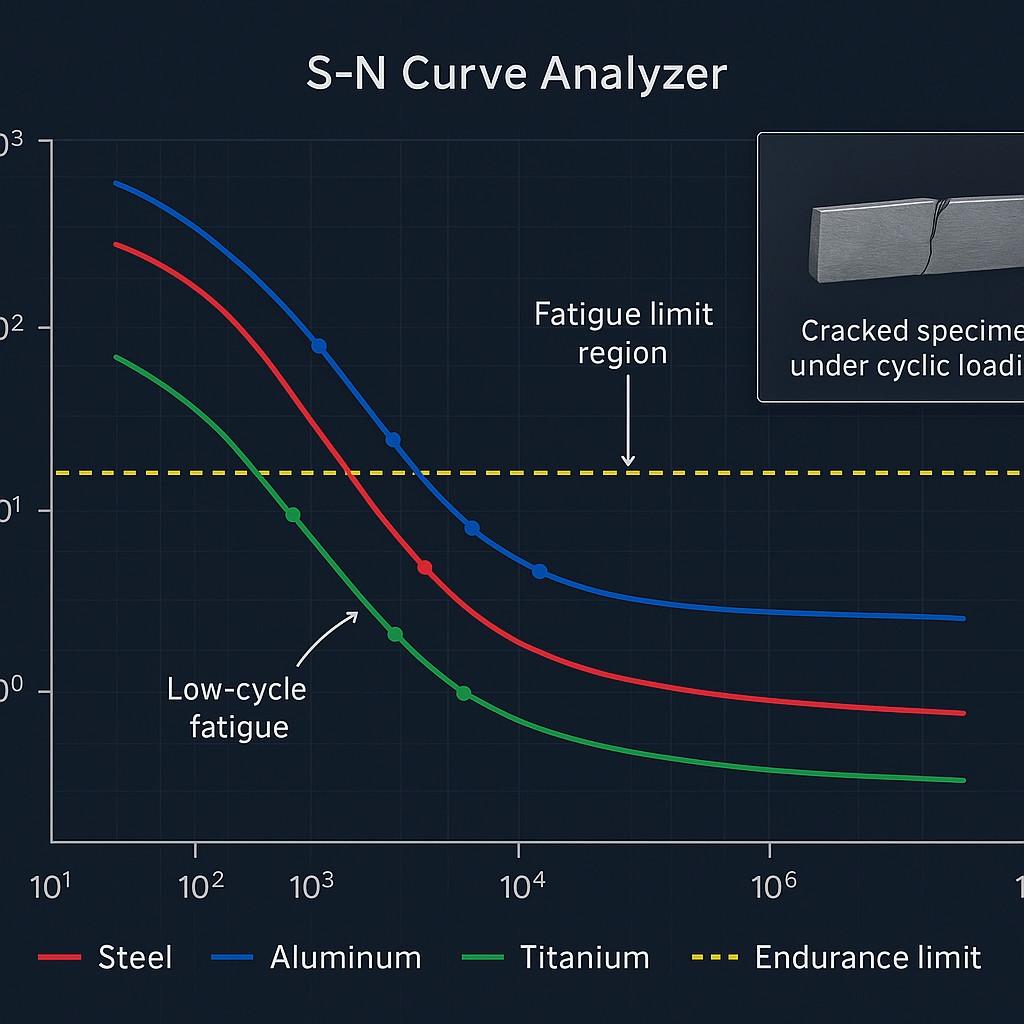 Fatigue Life S-N Curve Analyzer