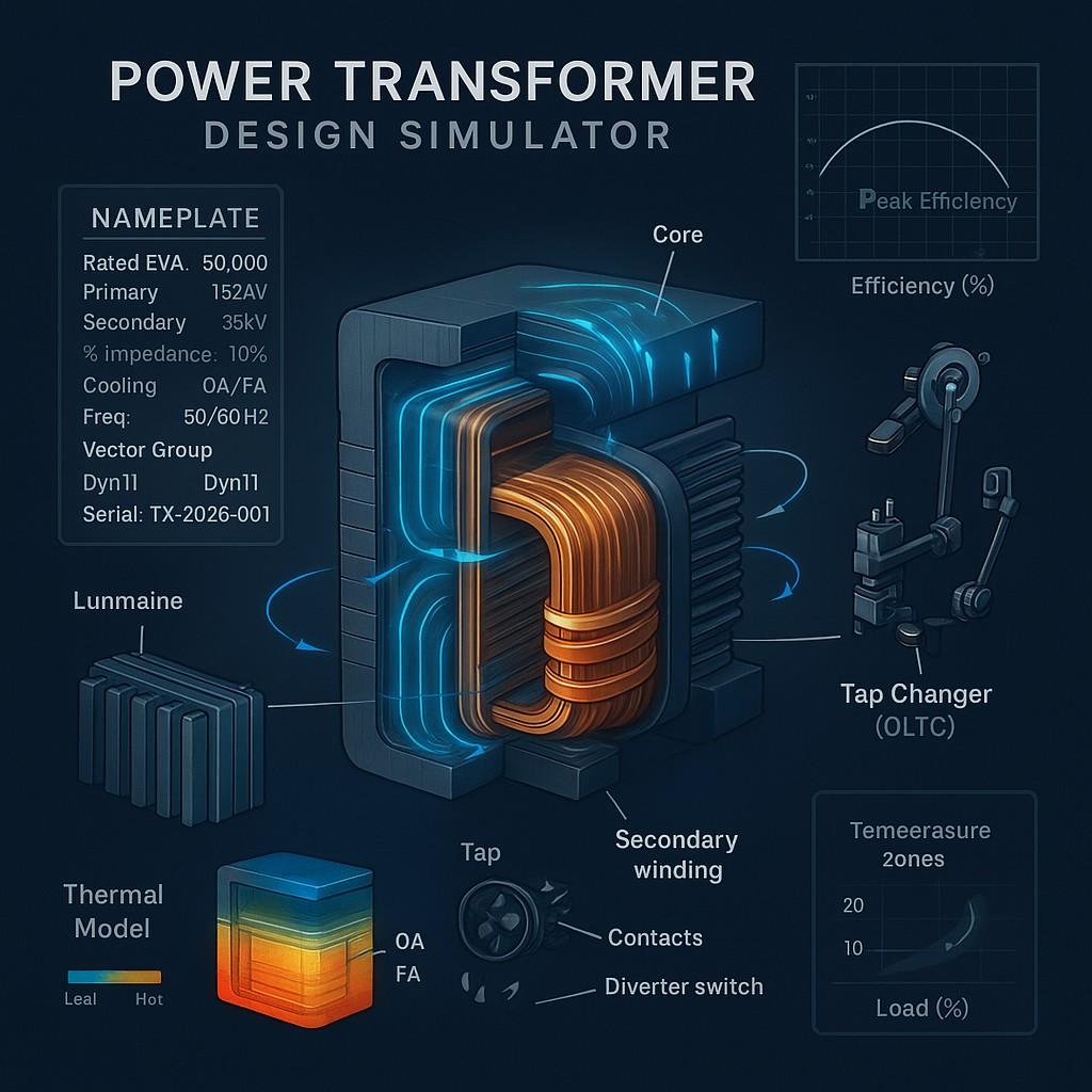Transformer Loading Capacity Free Transformer Loading & Temperature Rise Calculator: IEEE C57.91 Hot ...