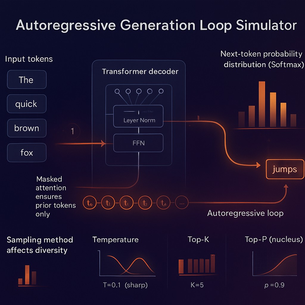 Free Autoregressive Generation Simulator: How GPT and LLMs Generate ...