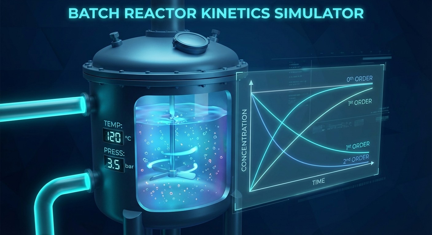 Free Batch Reactor Kinetics Simulator | Simulations4All