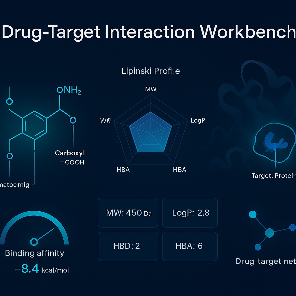 Drug Target Animation Drug-Target Interaction Workbench | Simulations4All