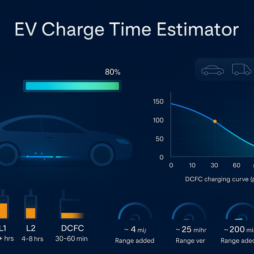 Free EV Charge Time Estimator | Simulations4All
