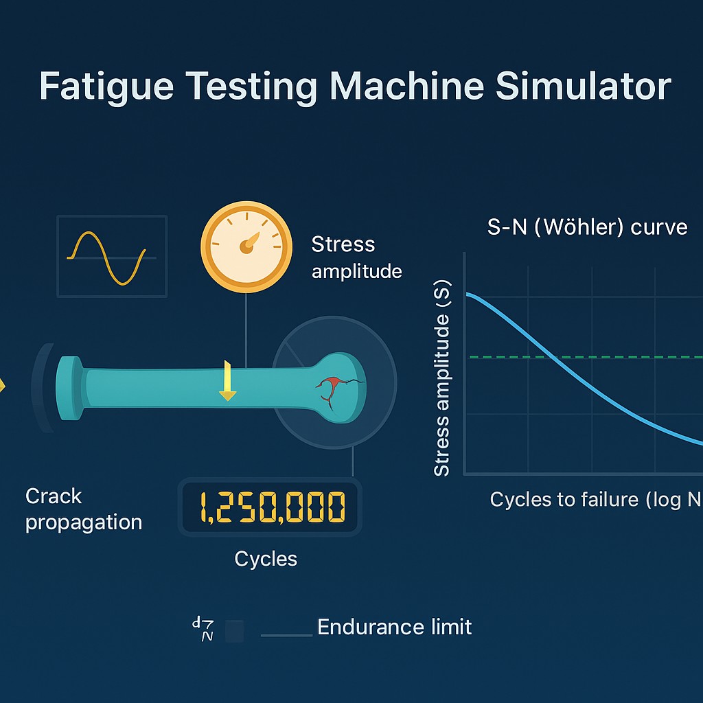 Free Fatigue Testing Machine Simulator | Simulations4All