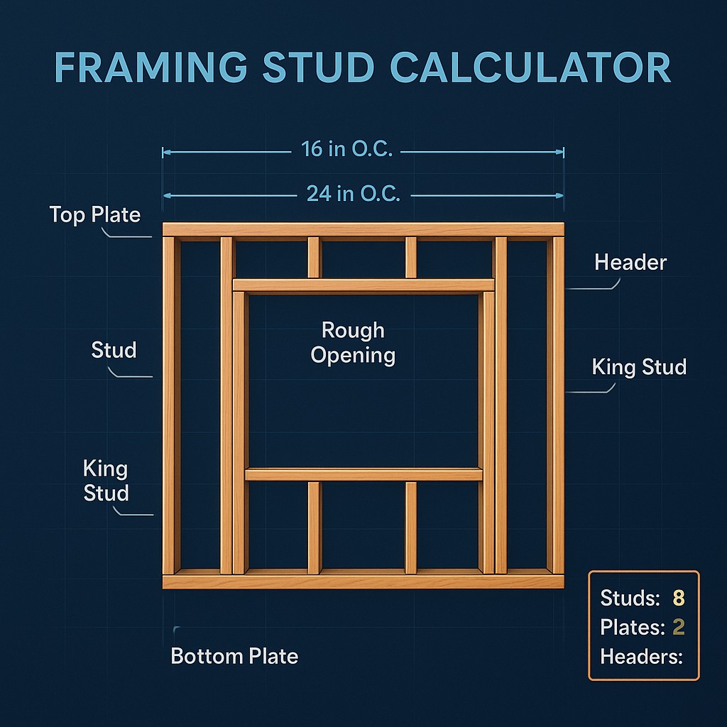Free Framing Stud Calculator | Simulations4All