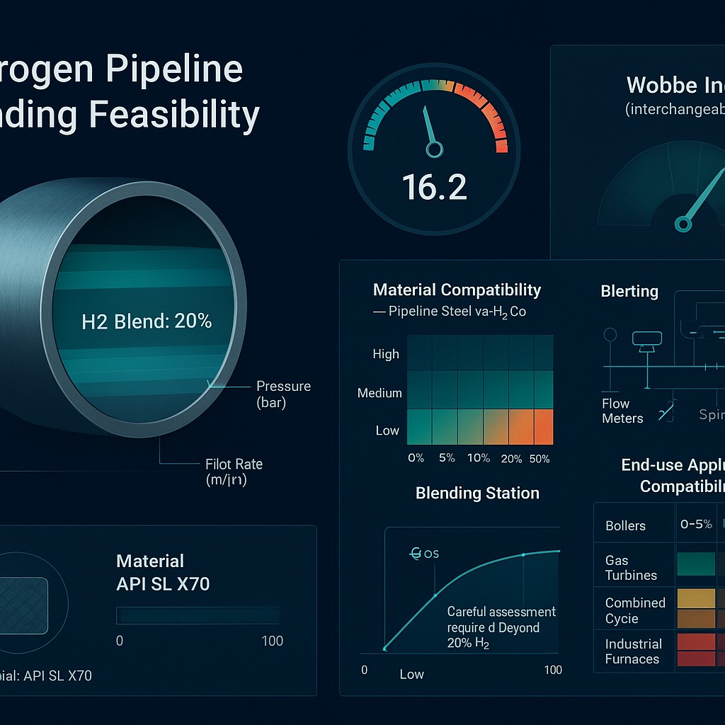 Free Hydrogen Pipeline Blending Feasibility Simulator: H2 Transport ...