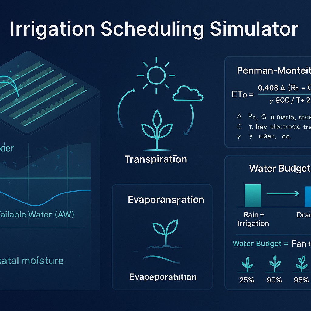 Free Irrigation Scheduling Simulator | Simulations4All