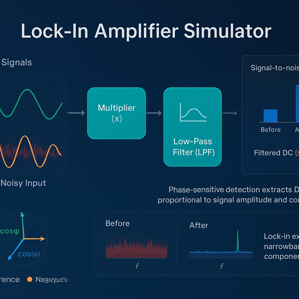 Free Lock-In Amplifier Simulator | Simulations4All