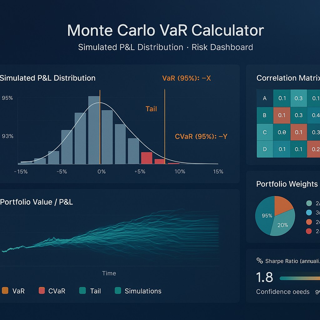 Free Monte Carlo Value at Risk (VaR) Calculator | Simulations4All