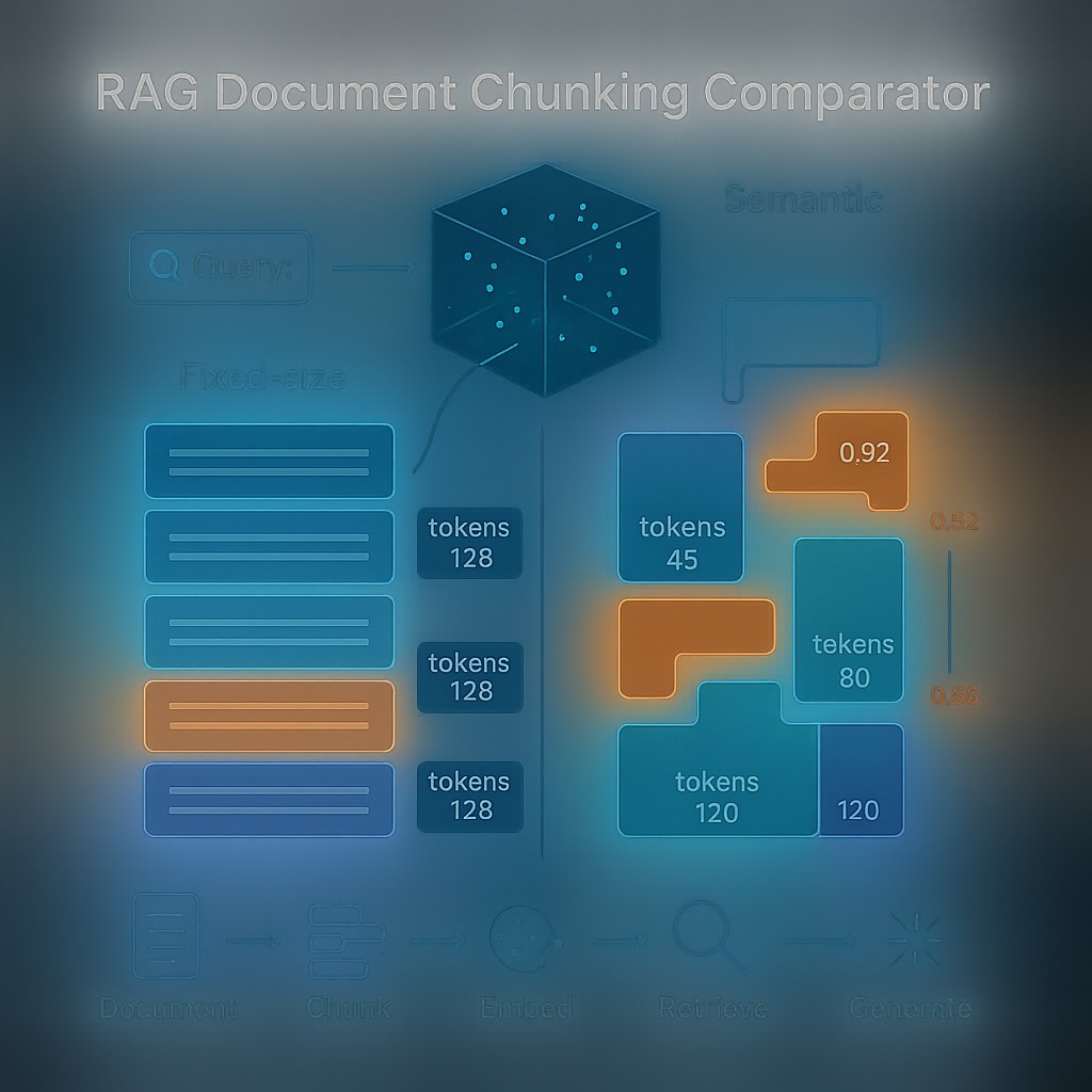 RAG Document Chunking Comparator: Retrieval Strategy Lab | Simulations4All