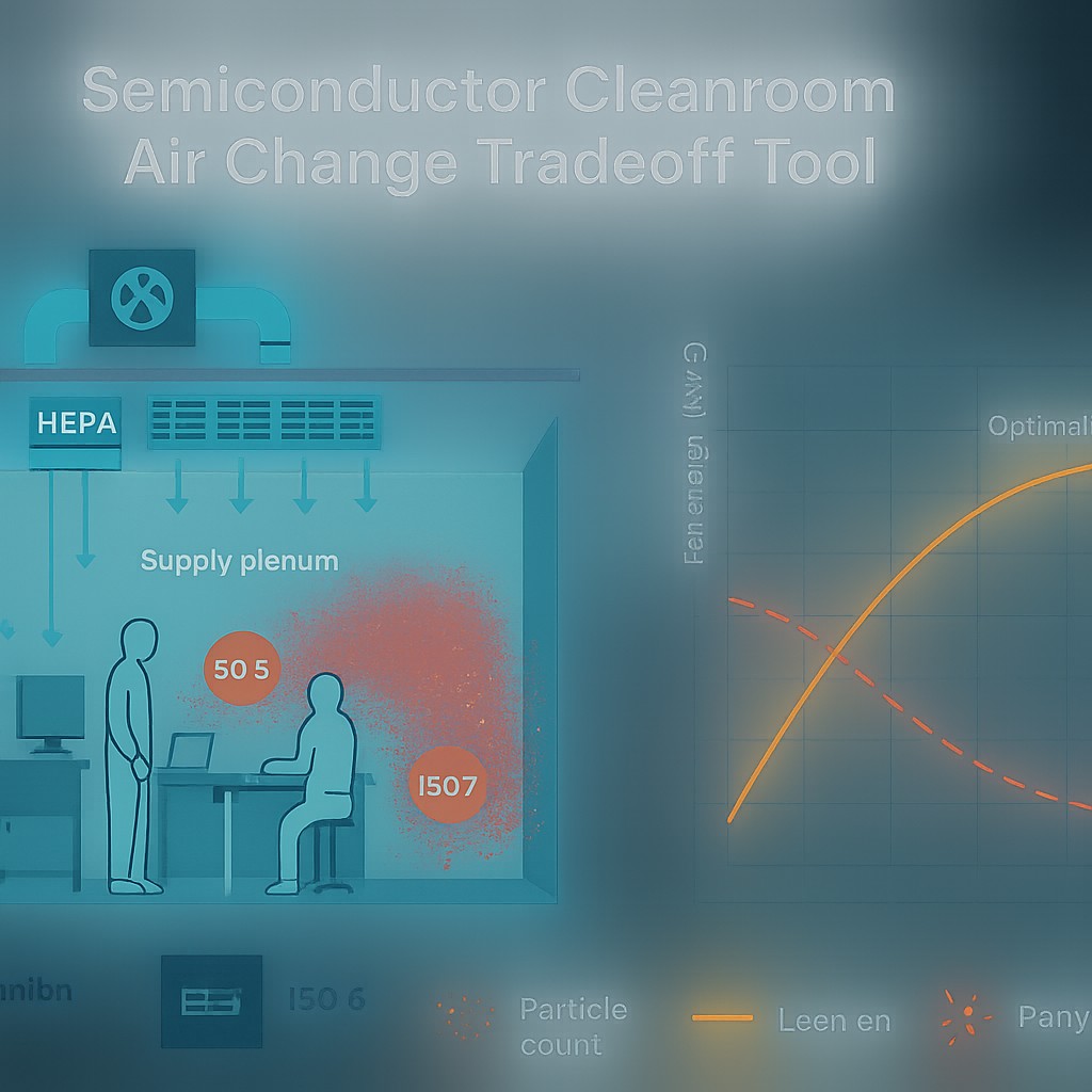 Free Semiconductor Cleanroom Air Change Tradeoff Tool | Simulations4All