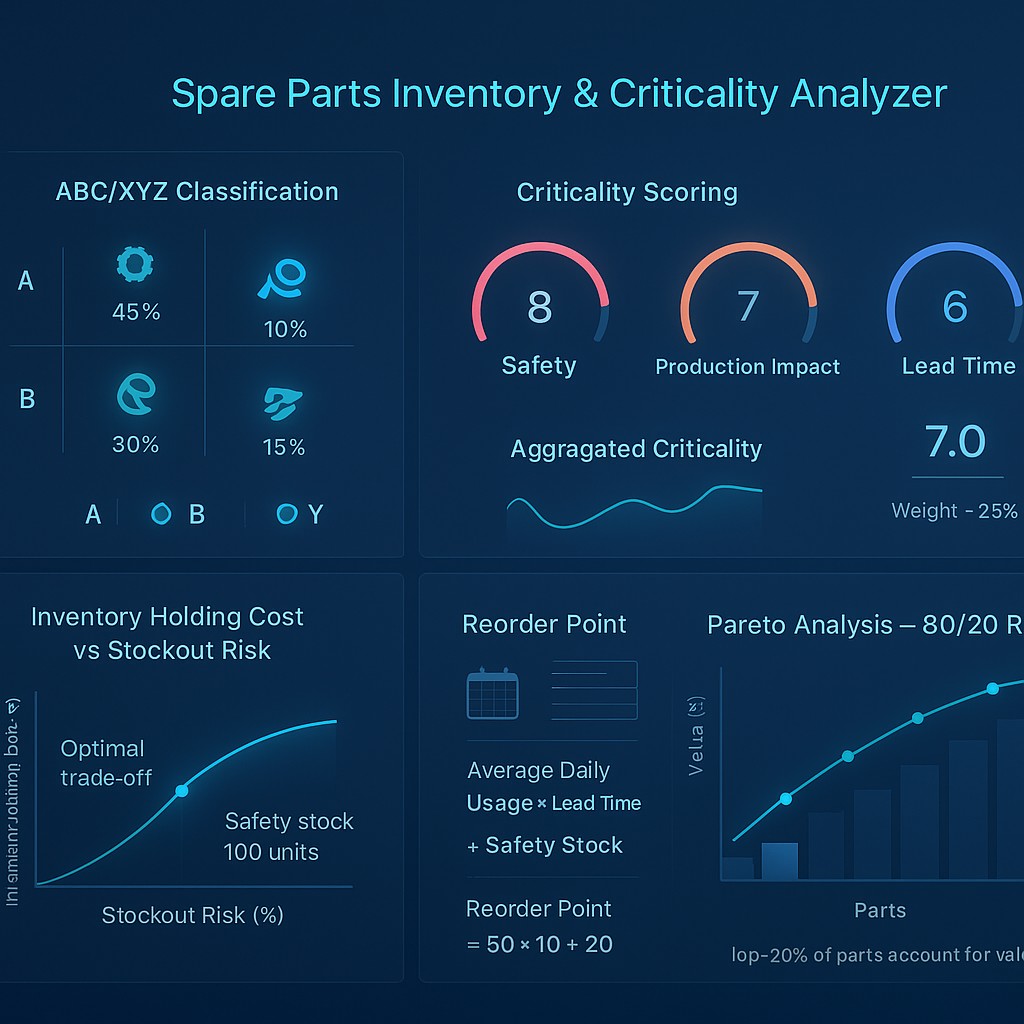 Computerized Parts Inventory System Free Spare Parts Inventory Criticality Analyzer | Simulations4All