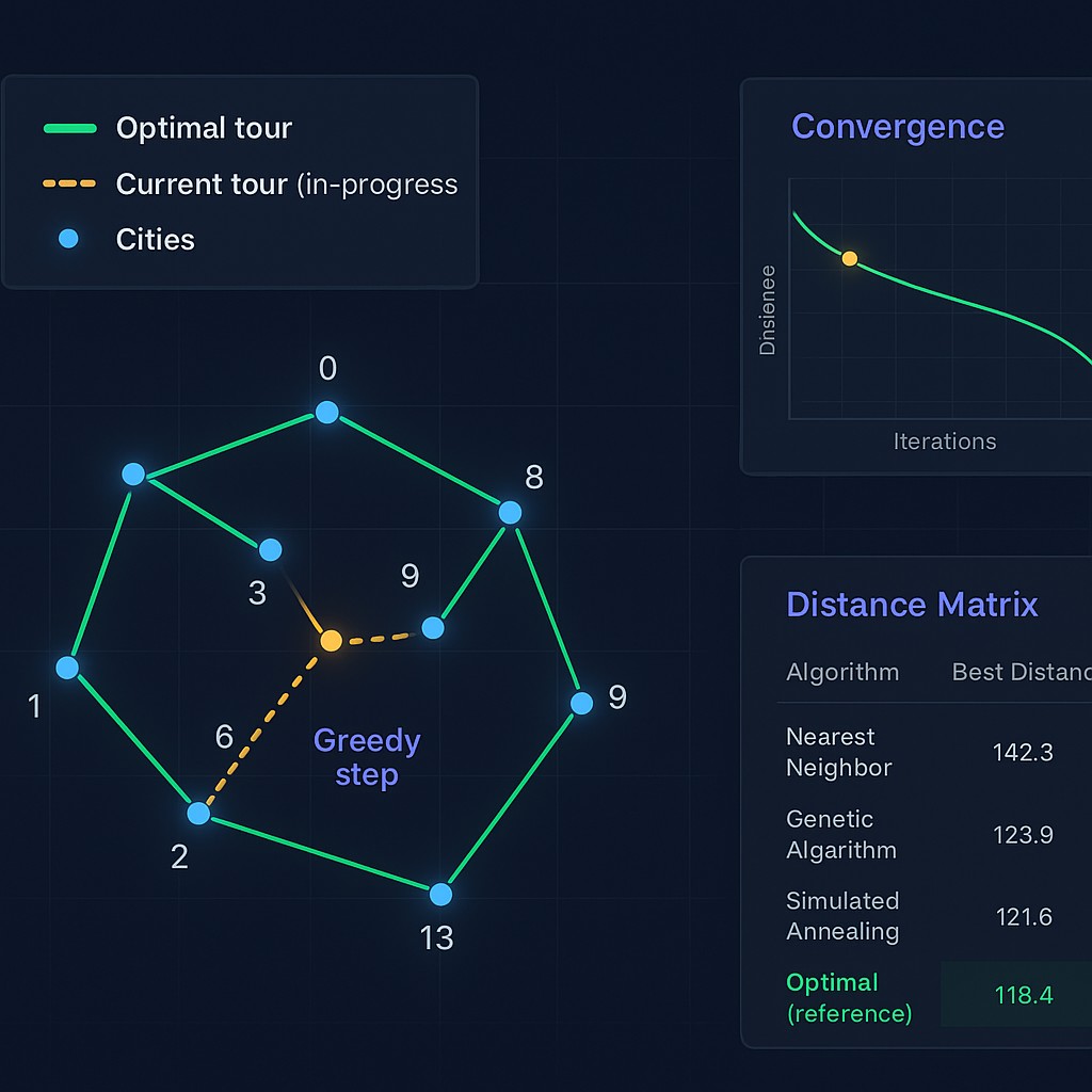Free Traveling Salesman Problem Visualizer | Simulations4All